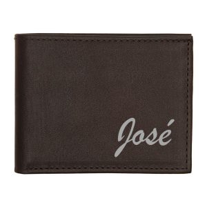 Cartera para hombre personalizada